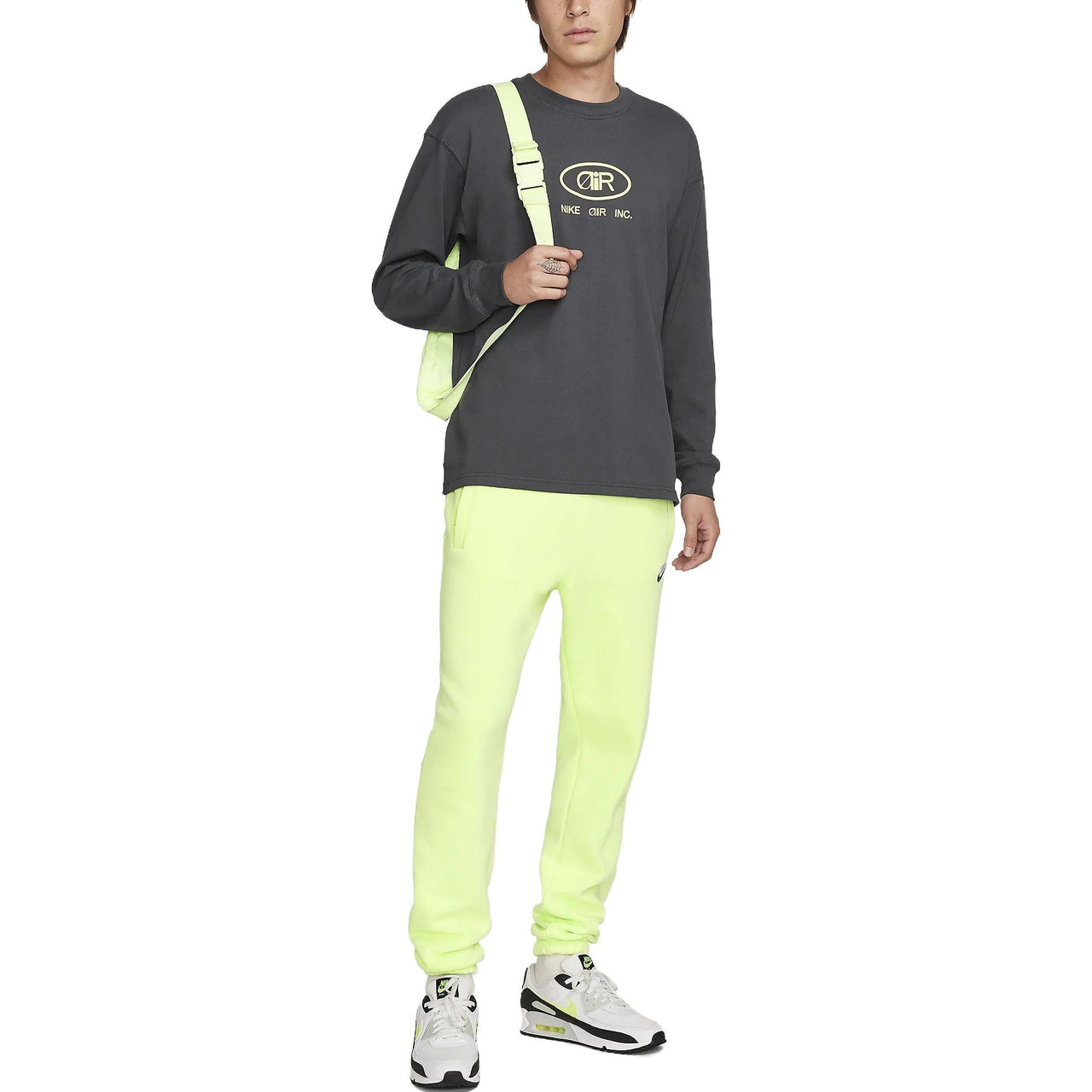 Nike Sportswear Long-Sleeve T-Shirt 'Grey' FJ1088-060