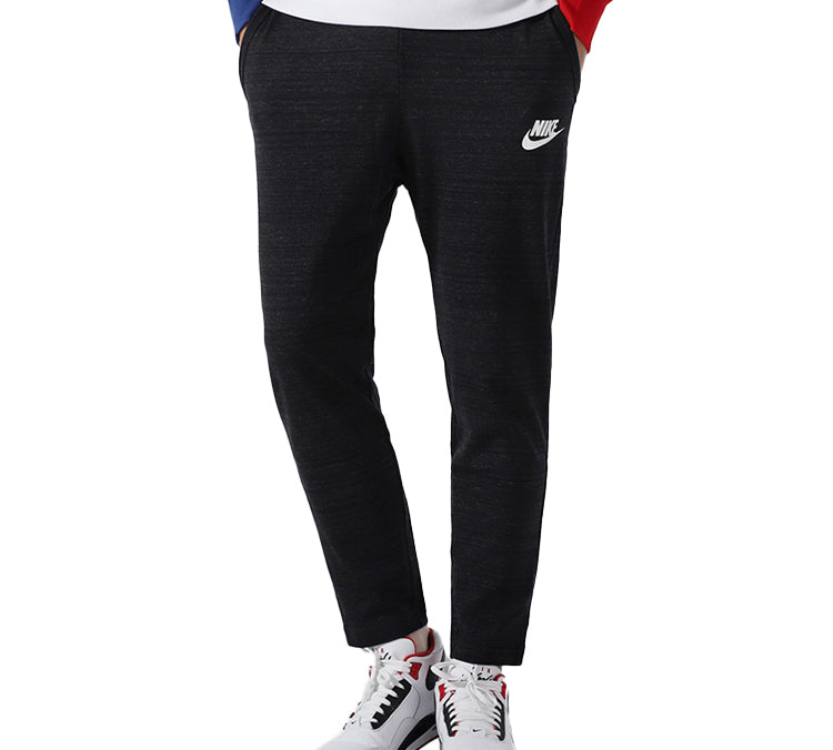 Nike Alphabet Logo Loose Sports Pants Black 885924-010