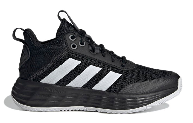 (GS) adidas Ownthegame 2.0 Basketball Shoes 'Black White' H01558