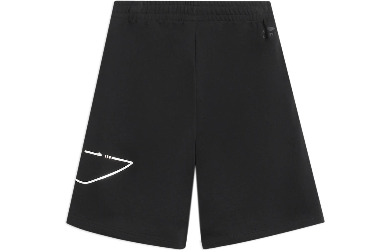 Li-Ning Graphic Loose Fit Shorts 'Black' AKSS981-1