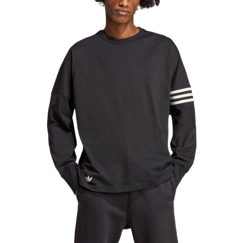 adidas Adicolor Neuclassics Long Sleeve Tee 'Black' HR8697