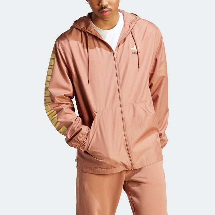 adidas originals Graphic Planet Windbreaker Jacket 'Clay Strata' IC8868