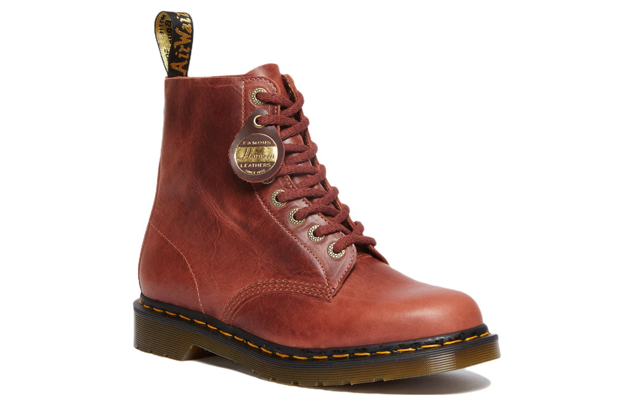Dr. Martens 1460 Pascal Made in England Denver Leather Lace Up Boots 'Brown' 30576293