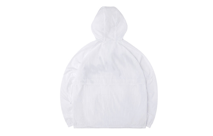 Li-Ning x Disney Graphic Half Zip Hooded Jacket 'White Black' AFDQ409-1