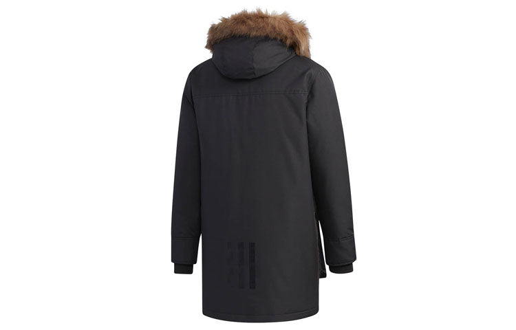 adidas neo protection against cold Stay Warm Cozy Breathable Down Jacket Black EI4393
