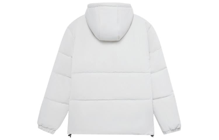 New Balance Logo Puffer Down Jacket 'White' AMJ23340-GYM