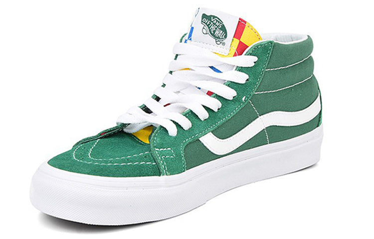 Vans SK8-Mid Suede Street Style Sneakers 'Green White' VN0A391FTOY