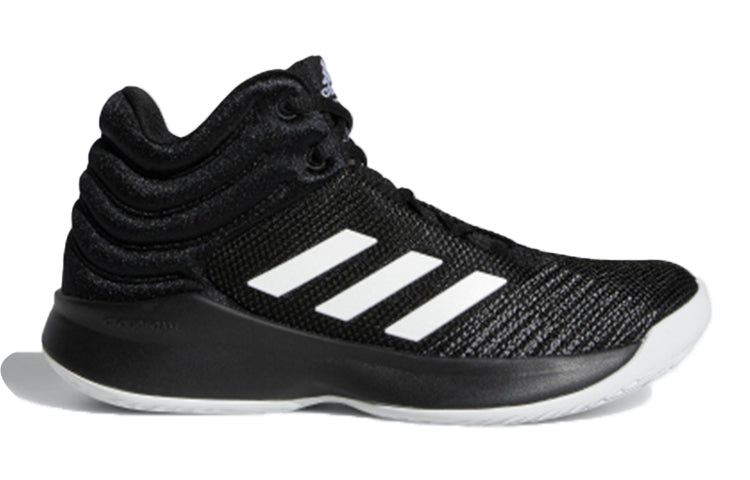 (GS) adidas Pro Spark 2018 K Black/White/Grey AH2644