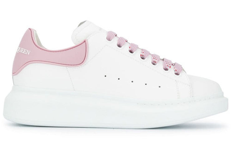 (WMNS) Alexander McQueen Oversized Sneaker 'White Pink' 621056WHXMT9377