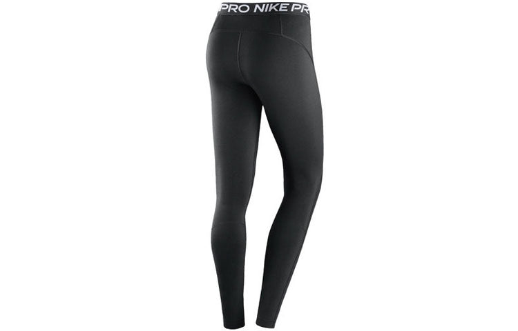 (WMNS) Nike Pro Running Training Quick Dry Sports Gym Pants/Trousers/Joggers Black CZ9780-010