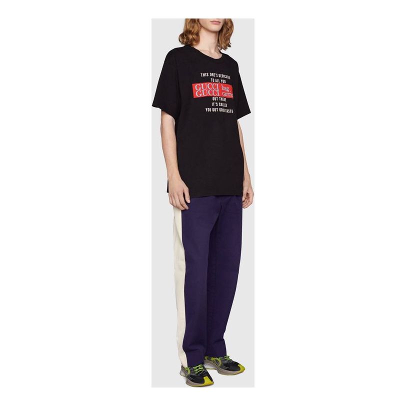 Gucci T-shirt With 'You Got Good Taste' Print 'Black' 616036-XJD1E-1082