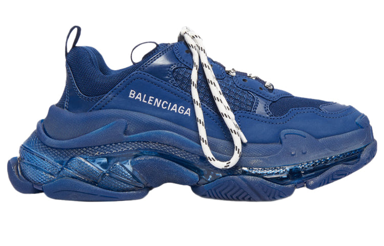 (WMNS) Balenciaga Triple S 'Clear Sole Navy' 544351W2CE14107