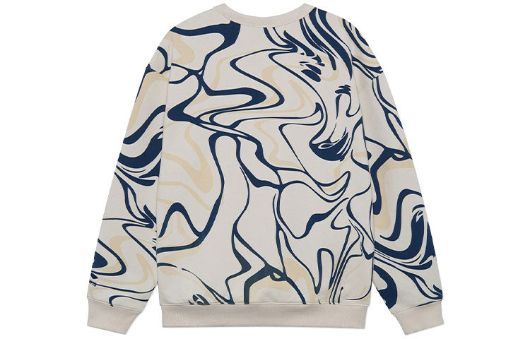 Li-Ning Stylish Series Funny Printing Loose Sports Pullover 'Creamy White' AWDS247-1