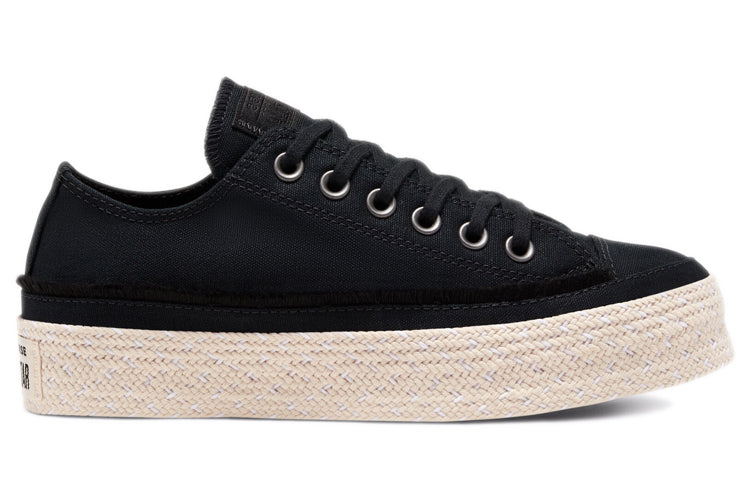 (WMNS) Converse Chuck Taylor All Star Espadrille Low 'Trail to Cove - Black' 567685C