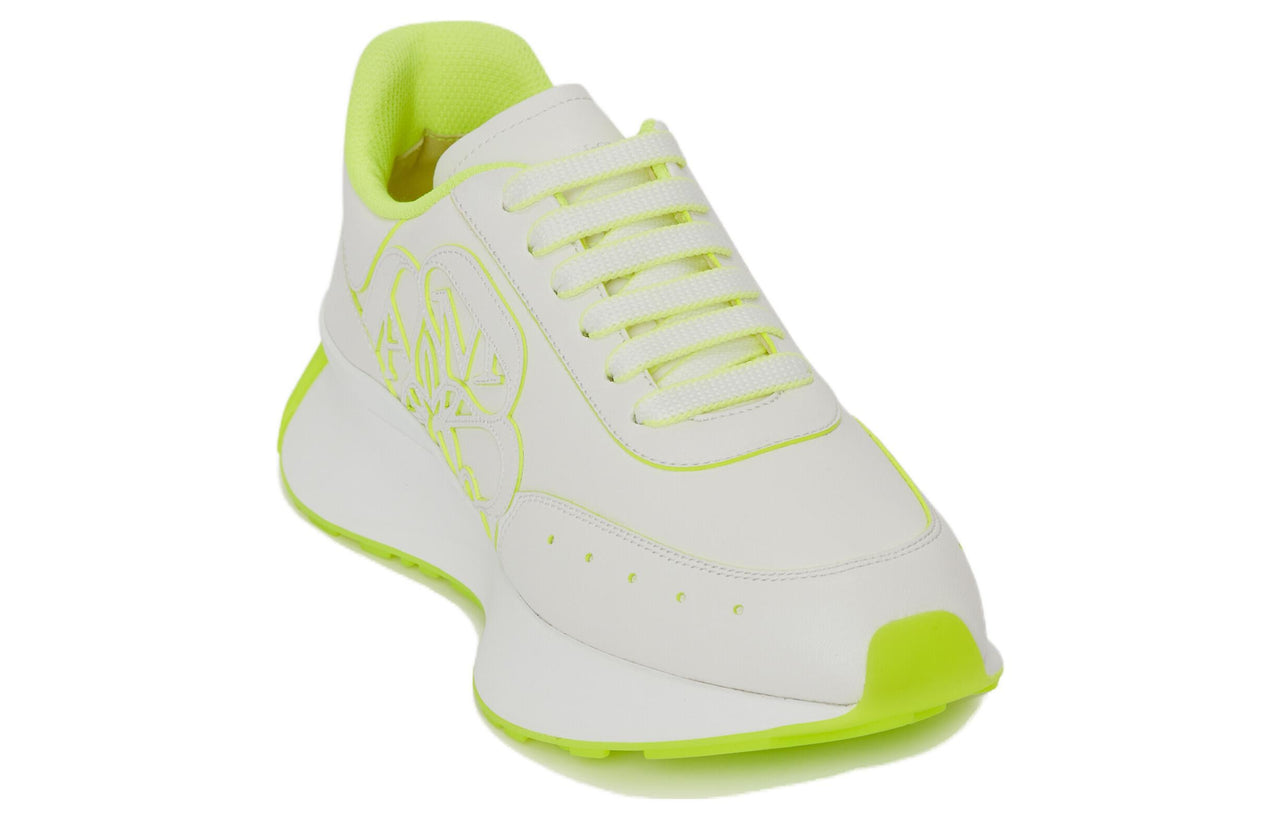 (WMNS) Alexander McQueen Sprint Runner 'White Acid Yellow' 718361WIC9D8954