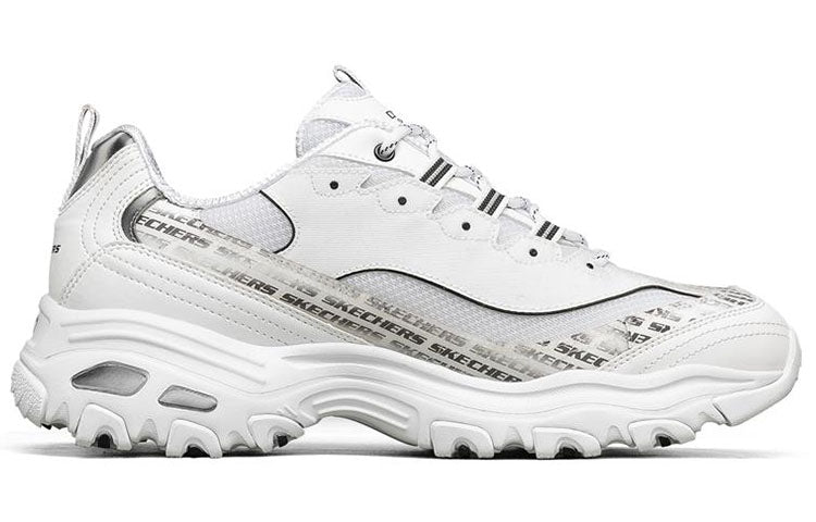 Skechers D'lites 1.0 Running Shoes White/Black 237158-WBK