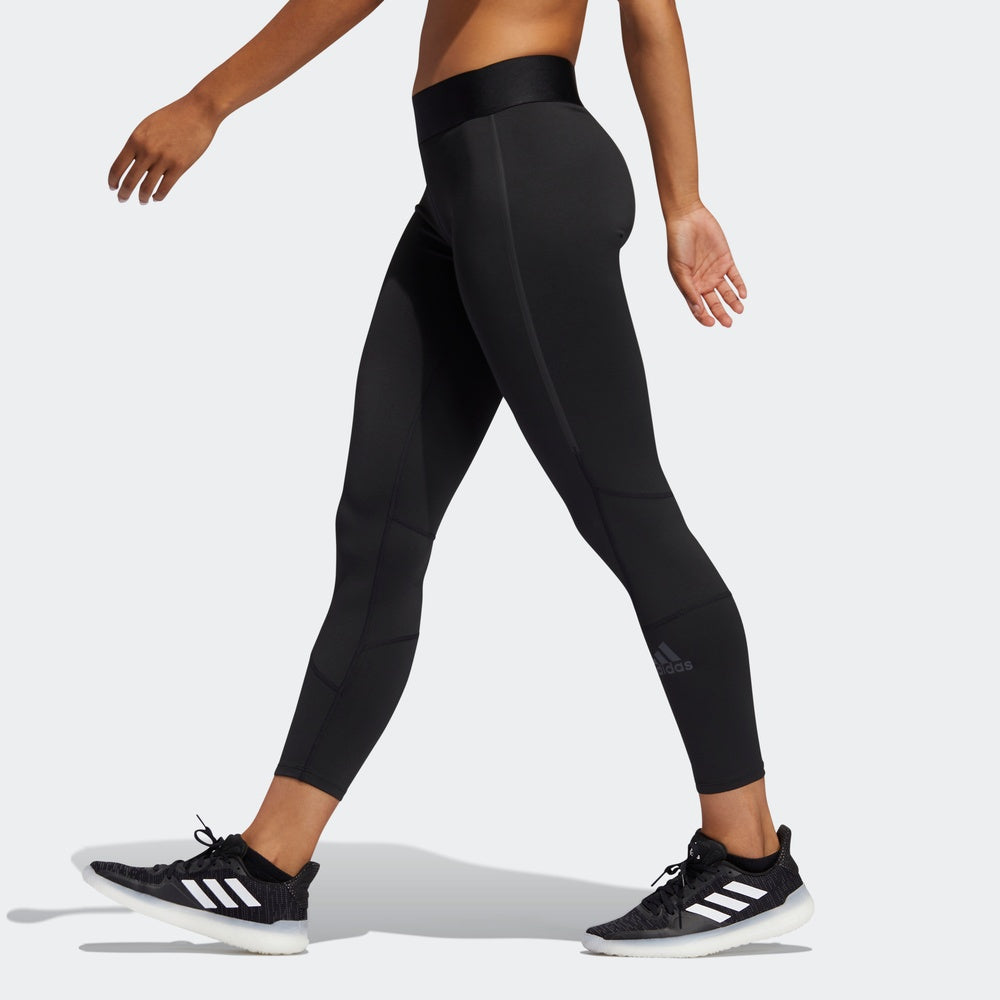 (WMNS) adidas Alphaskin Tech 7/8 Tights Asia Sizing 'Black' FJ7160