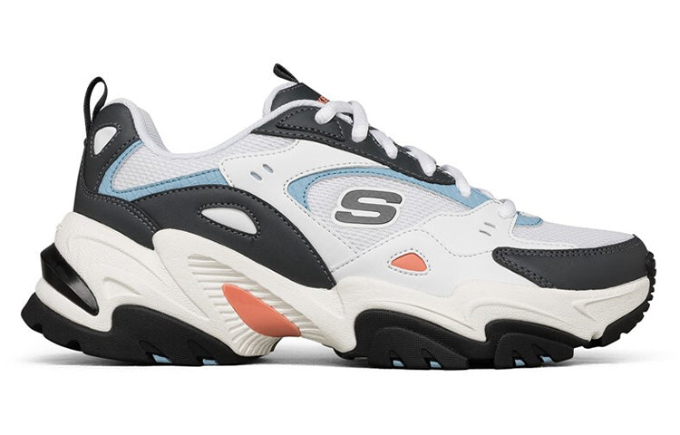 (WMNS) Skechers Stamina V2 Low Running Shoes White/Black 149510-WCC