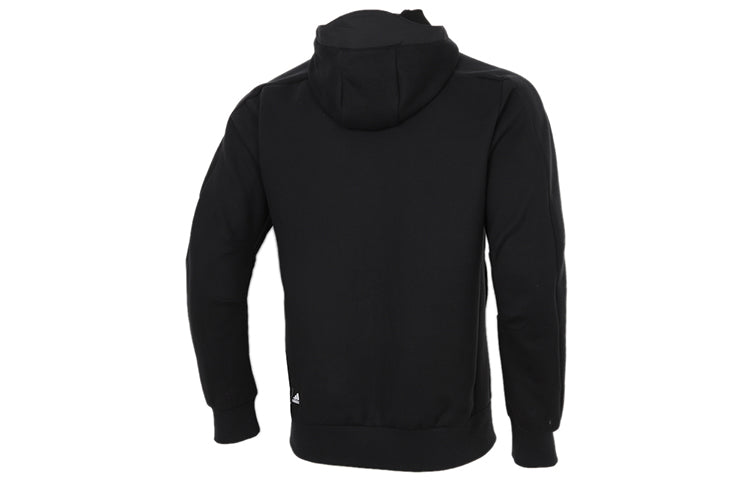 adidas Th Jkt Kn Fabmx Splicing Big Pocket Hooded Jacket Black GP0962