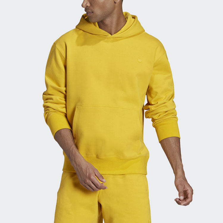 adidas originals Embroidered Small Label Solid Color Sports Yellow HF6377