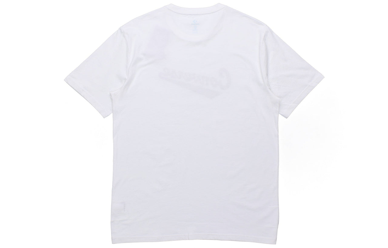 Men's Converse Classic Alphabet Pattern Short Sleeve White 10018235-102