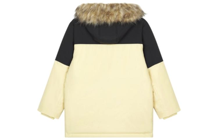 New Balance Color Block Down Jacket 'Yellow Black' AMJ23355-GO