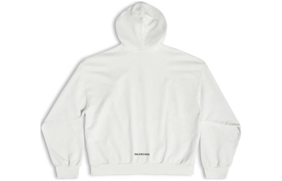 Balenciaga Je t'aime Hoodie Medium Fit 'White' 742603TOVM89079