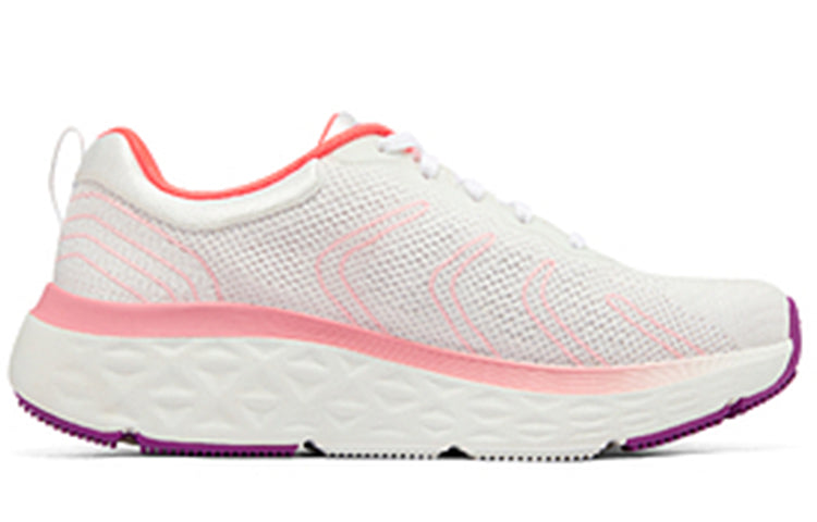 (WMNS) Skechers Max Cushioning Delta 'White Pink Purple' 129120-WCRL