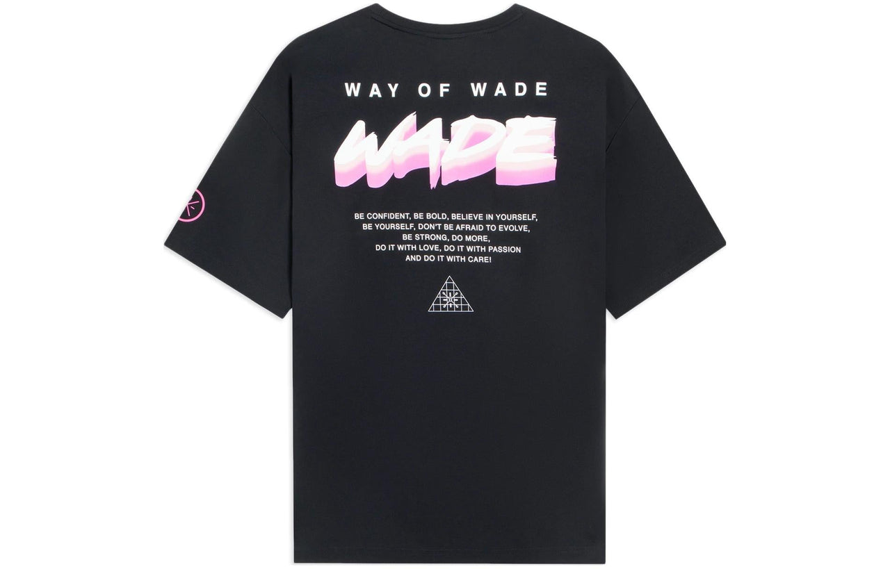Li-Ning Way Of Wade Graphic T-shirt 'Black' AHSS783-7