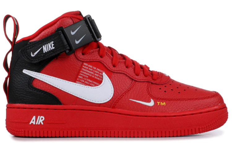 (GS) Nike Air Force 1 Mid LV8 'University Red' AV3803-600