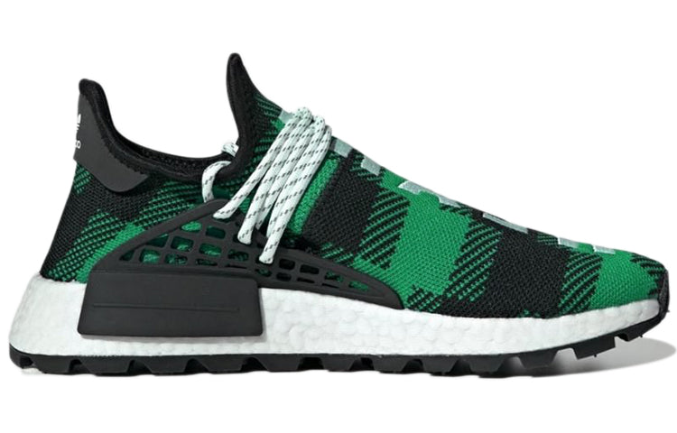 adidas x Pharrell x Billionaire Boys Club NMD Hu Trail 'Green Plaid' EF7388