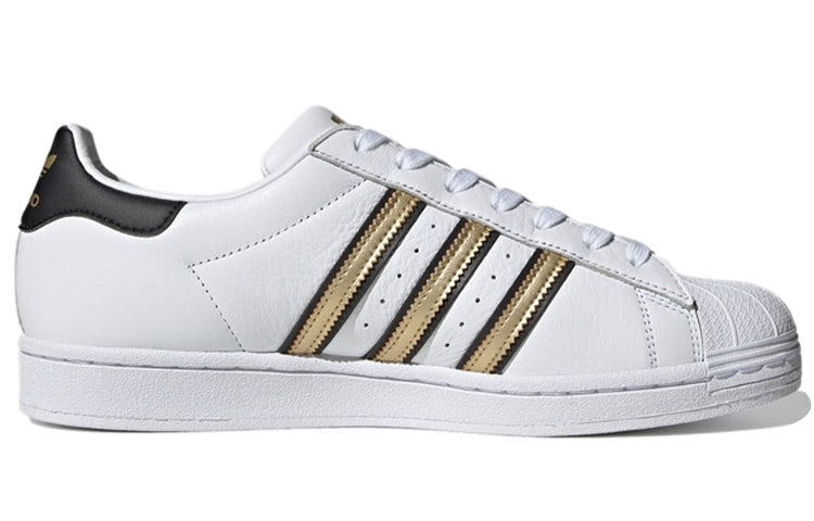 adidas originals Superstar 'White Gold Black' FY1335