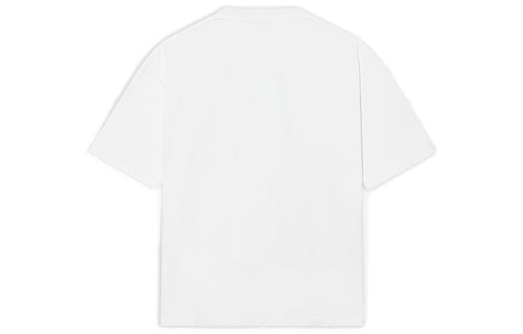 Balenciaga Varsity Logo T-Shirt Medium Fit 'White' 612966TLV891375