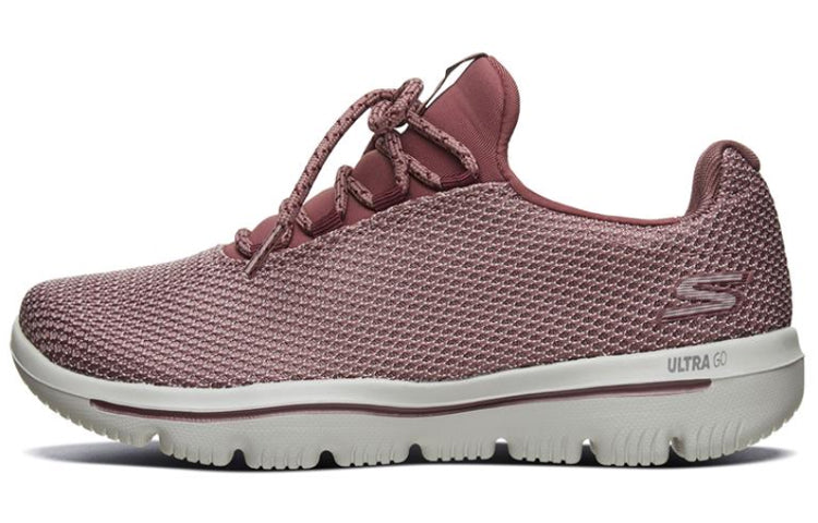 (WMNS) Skechers Go Walk Evolution Ultra Sneakers Red/White 15727-MVE