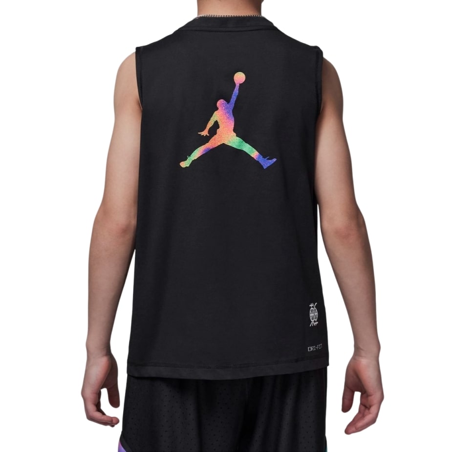 (GS) Air Jordan Sport Hyper Glow Tank 'Black' HM9255-010
