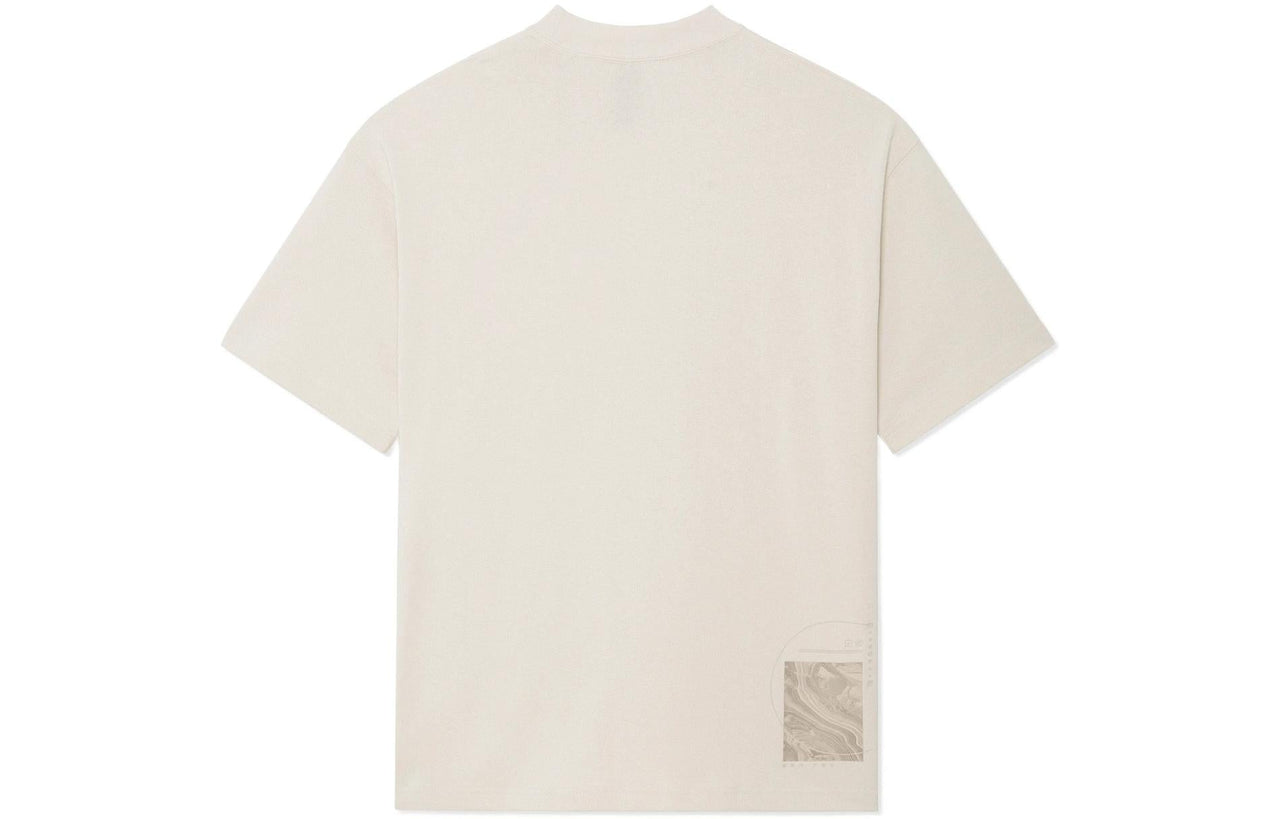 Li-Ning x Jackie Chan Kung Fu Pocket T-shirt 'Pearl White' AHSS205-3
