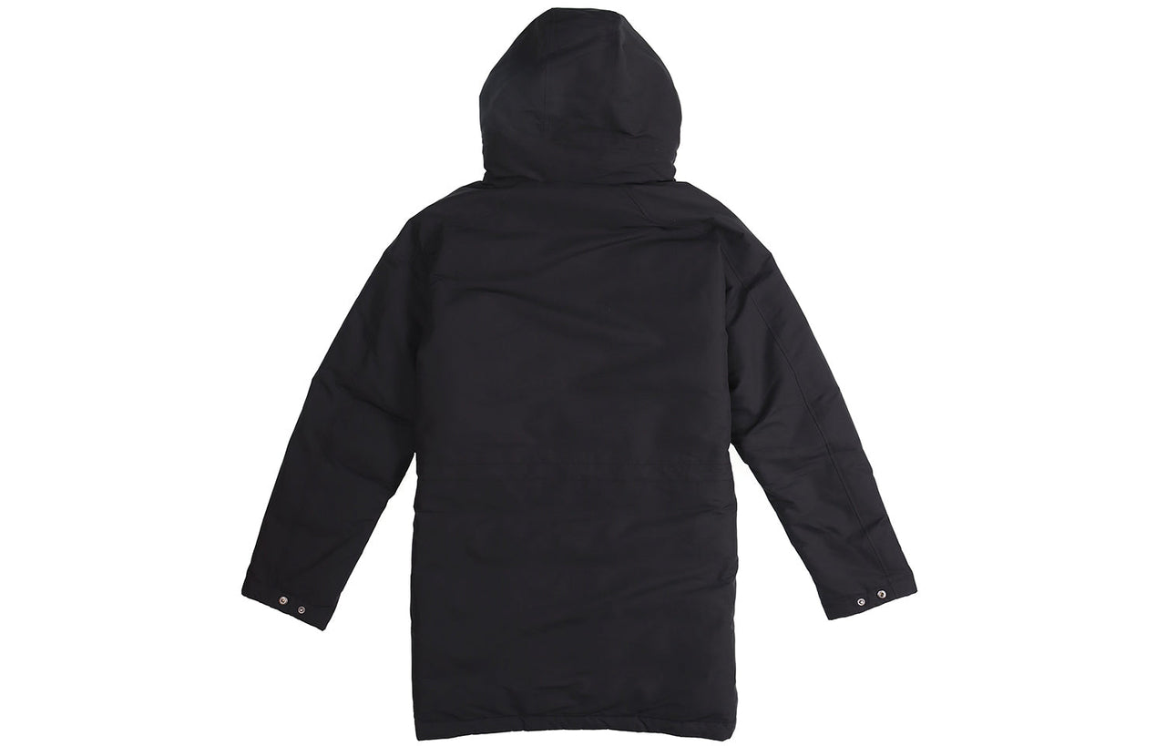 adidas Utility Down PK Outdoor mid-length hooded down Jacket Black EH3975