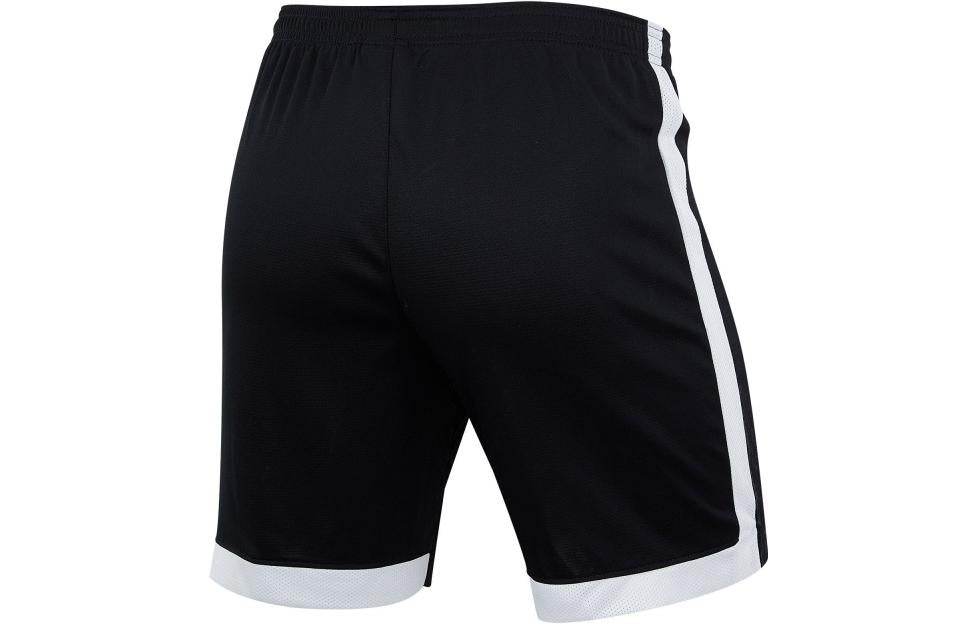 Men's Nike Stripe Logo Printing Elastic Waistband Casual Shorts Black DB8241-010
