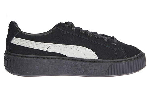 (WMNS) PUMA Suede Platform Core 'Black White' 362223-05