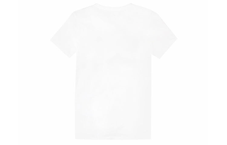 adidas Letter Logo Applique Sports Short-sleeve Tee Men White DQ3056