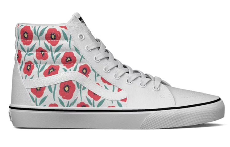 Vans Flowers Sk8-hi Sneakers Multicolor White VN0A5HXV891