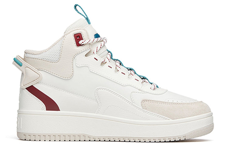(WMNS) ANTA Fashion Series Sneakers High 'Light Grey' 122148013R-2