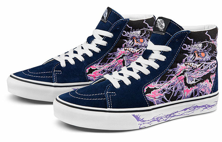 Vans Unisex SK8-Hi Sneakers Printing Black/Purple VN0A5KRH96C