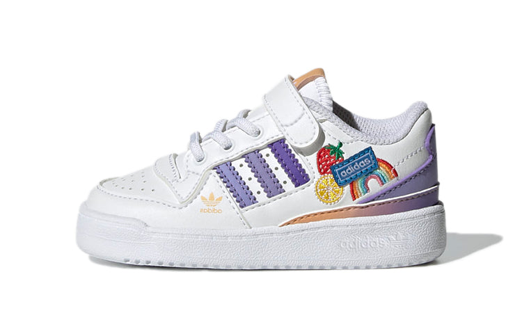 (TD) adidas Forum Low 'Fruits &amp; Rainbow Patches' GY8211