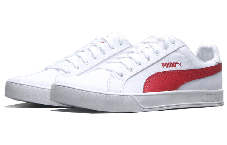 PUMA Smash Vulc Canvas 'White American Beauty' 374754-07