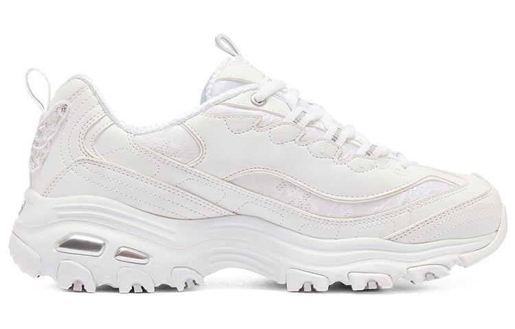 (WMNS) Skechers DLites 'White Butterfly' 149908-WHT