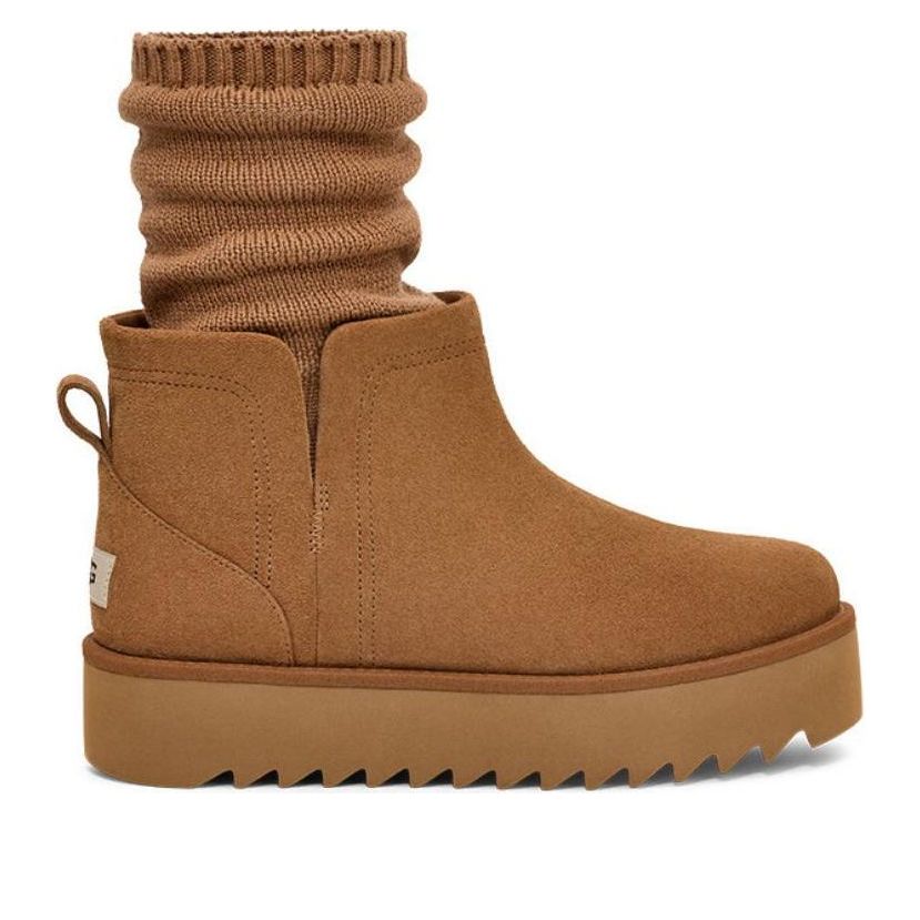 (WMNS) UGG Classic Novelty 'Chestnut' 1170712-CHE