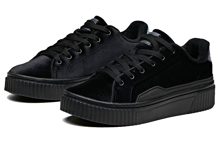 (WMNS) ANTA Skateboarding Series Sneakers 'Black' 12948081-3