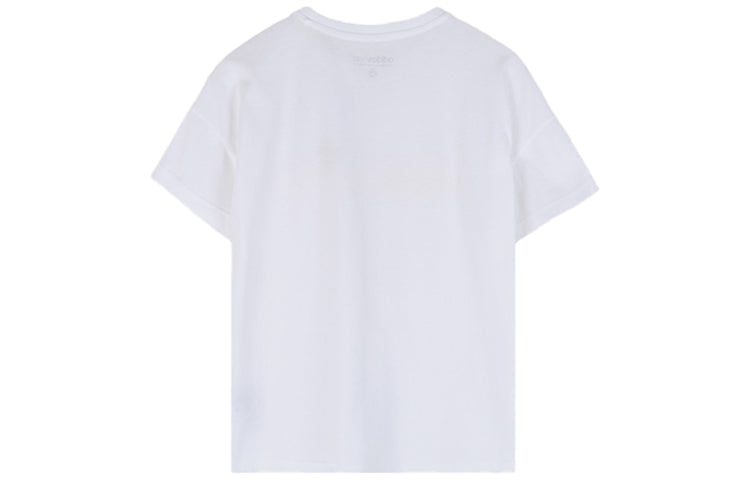 (WMNS) adidas neo x Pokmon Crossover Sports Round Neck Short Sleeve White GC7071
