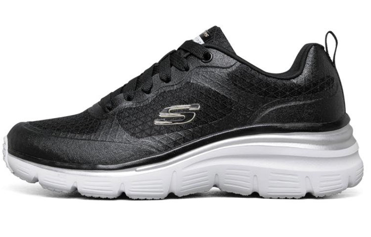 (WMNS) Skechers Fashion Fit Running Shoes Black 66666274-BLK